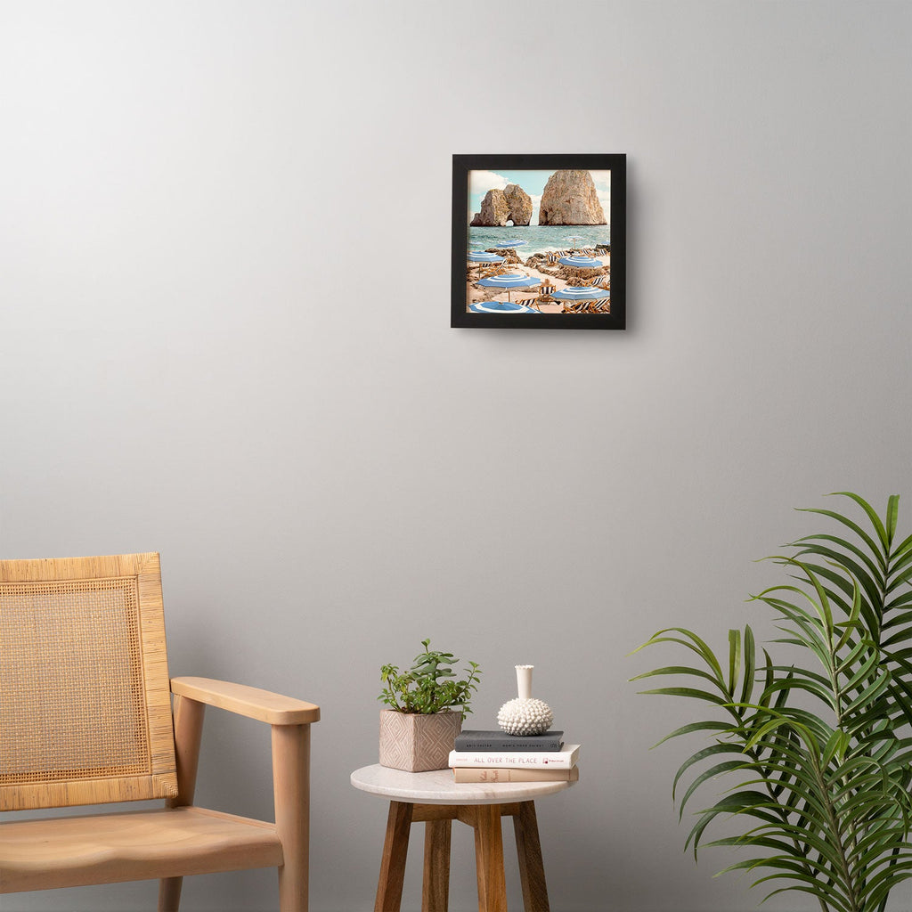 Gal Design La Fontelina Beach Framed Wall Art
