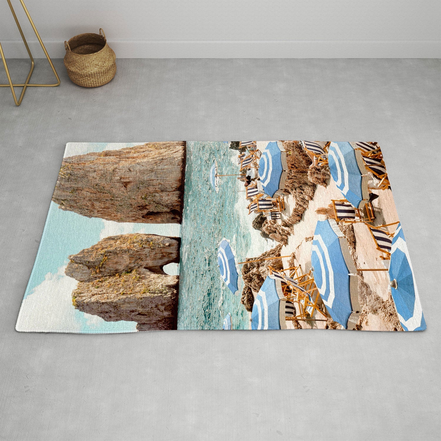 Gal Design La Fontelina Beach Area Rug