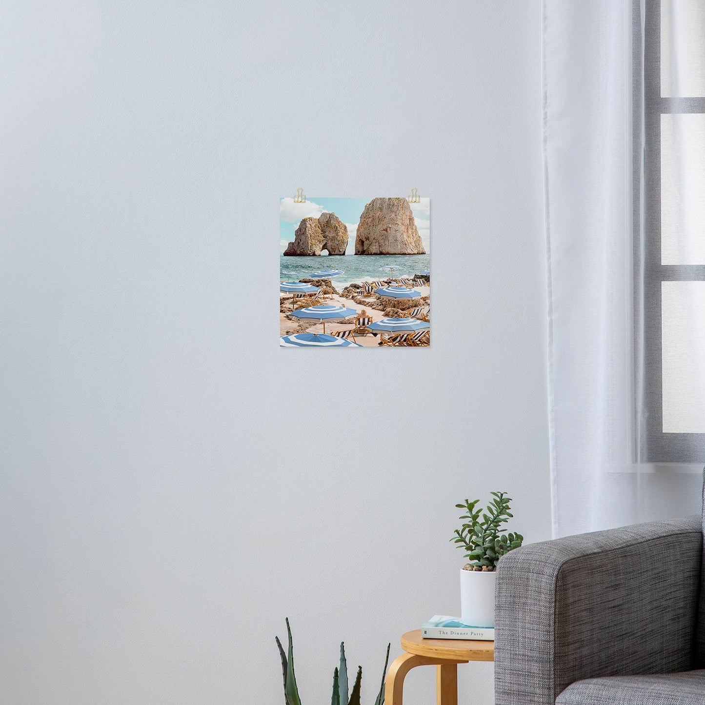 Gal Design La Fontelina Beach Art Print