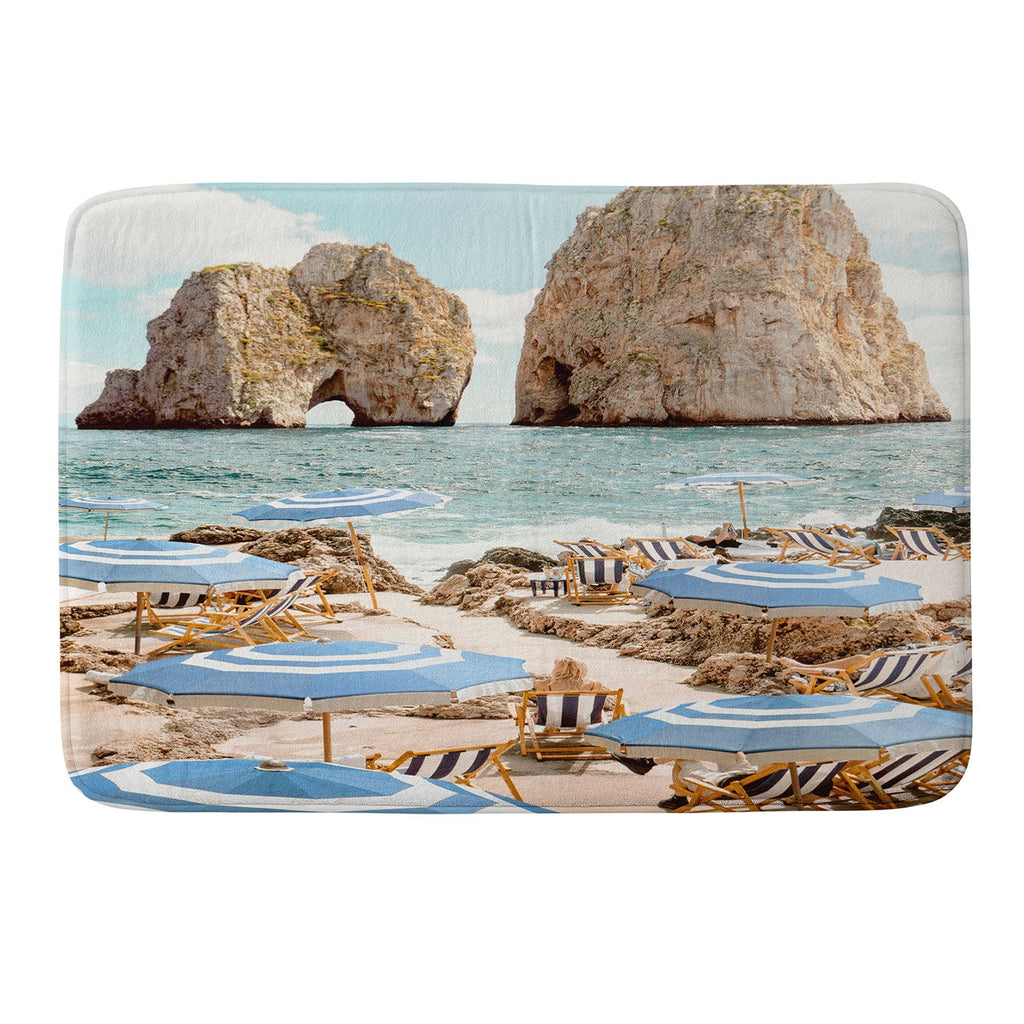 Gal Design La Fontelina Beach Memory Foam Bath Mat