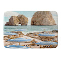 Gal Design La Fontelina Beach Memory Foam Bath Mat