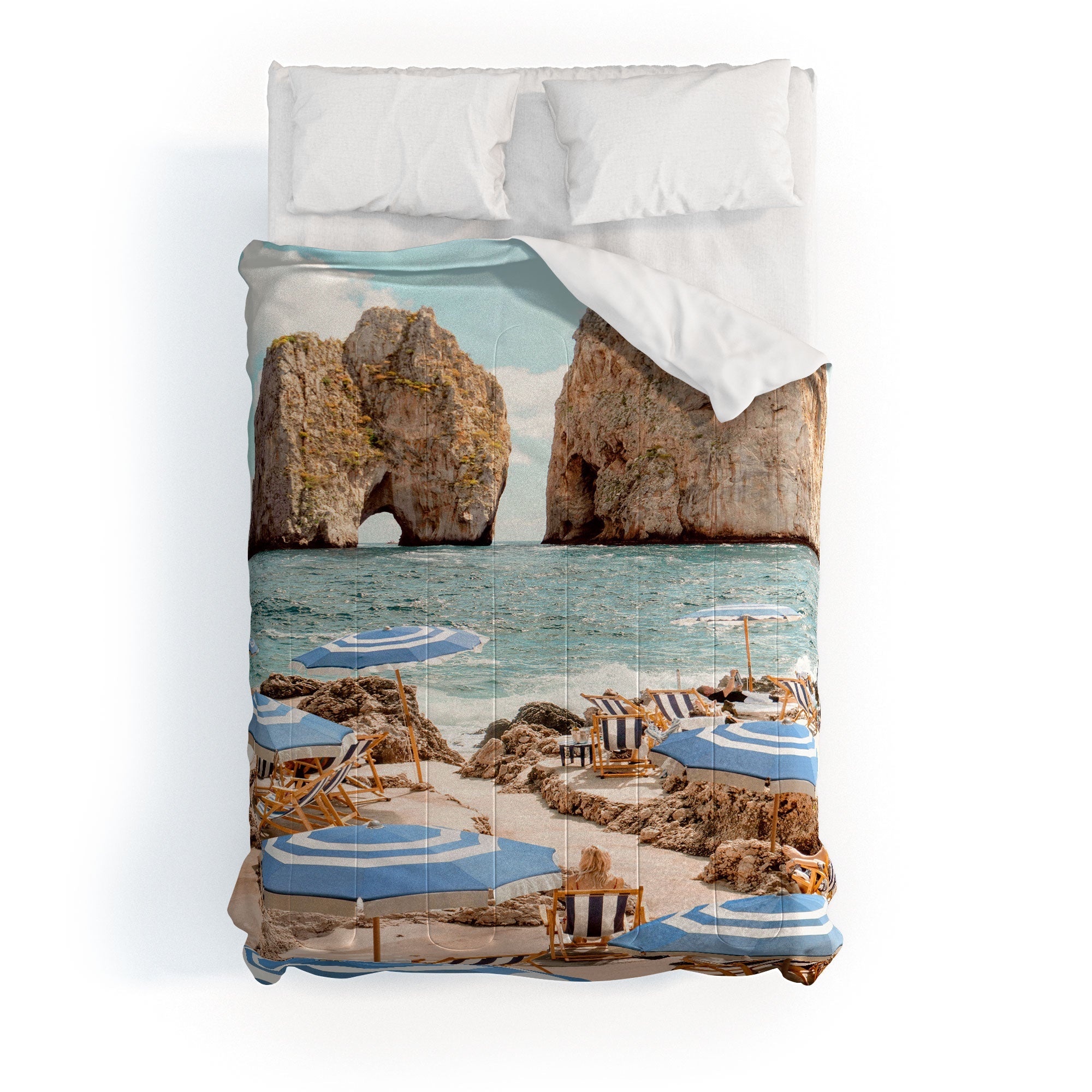 Gal Design La Fontelina Beach Comforter
