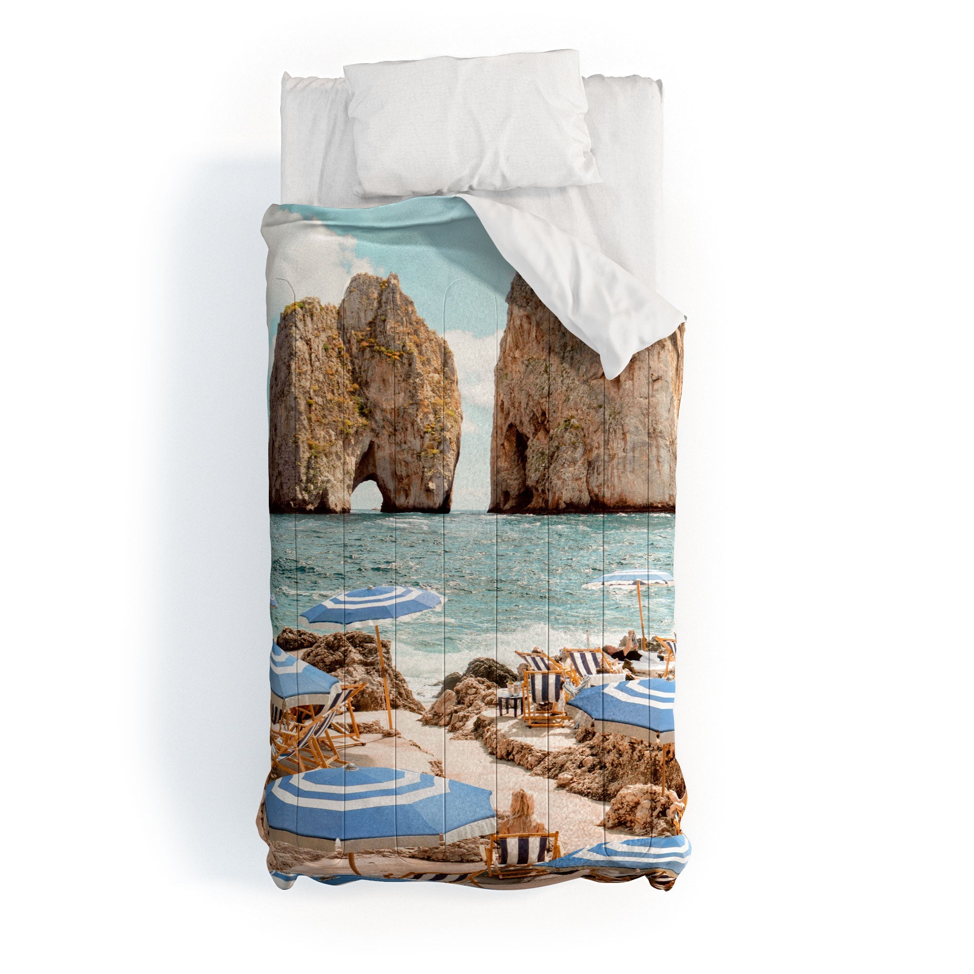 Gal Design La Fontelina Beach Comforter