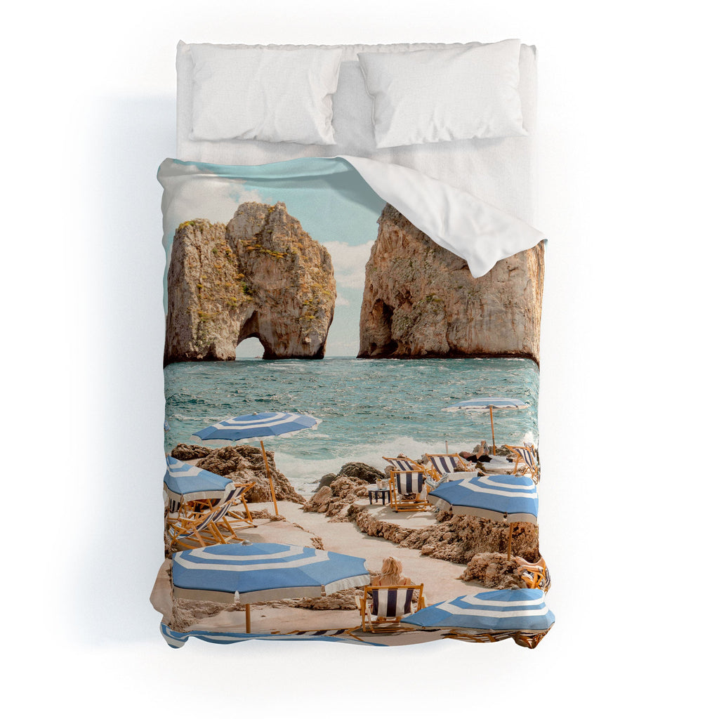 Gal Design La Fontelina Beach Duvet Cover