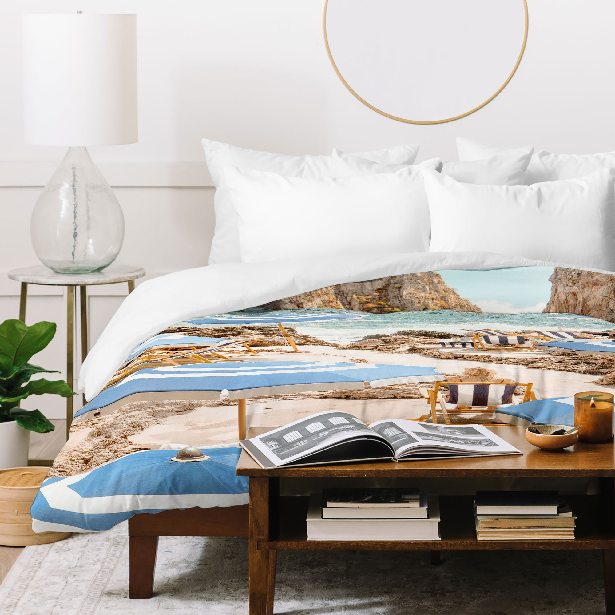 Gal Design La Fontelina Beach Duvet Cover