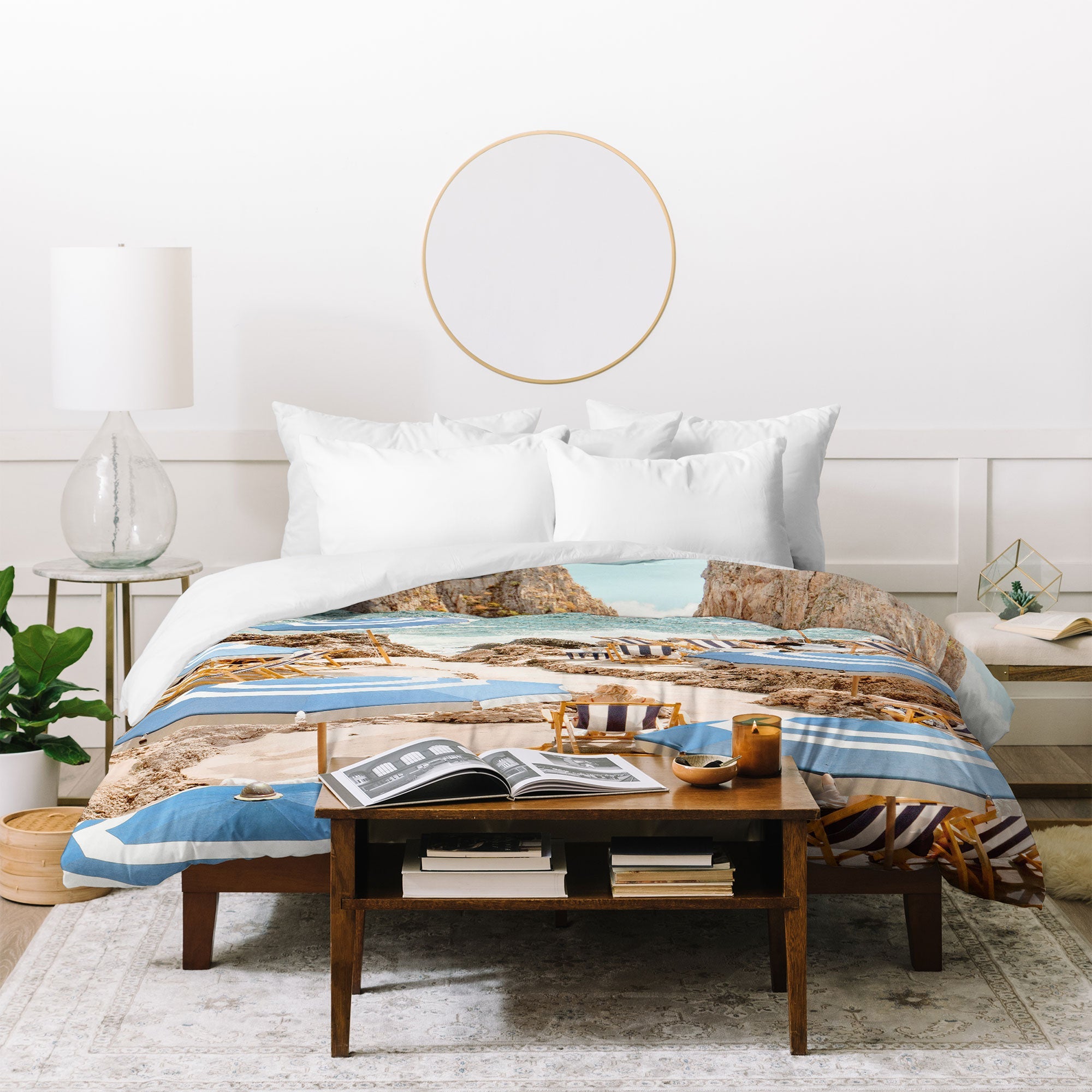 Gal Design La Fontelina Beach Duvet Cover