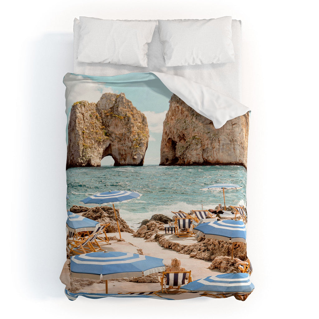 Gal Design La Fontelina Beach Duvet Cover