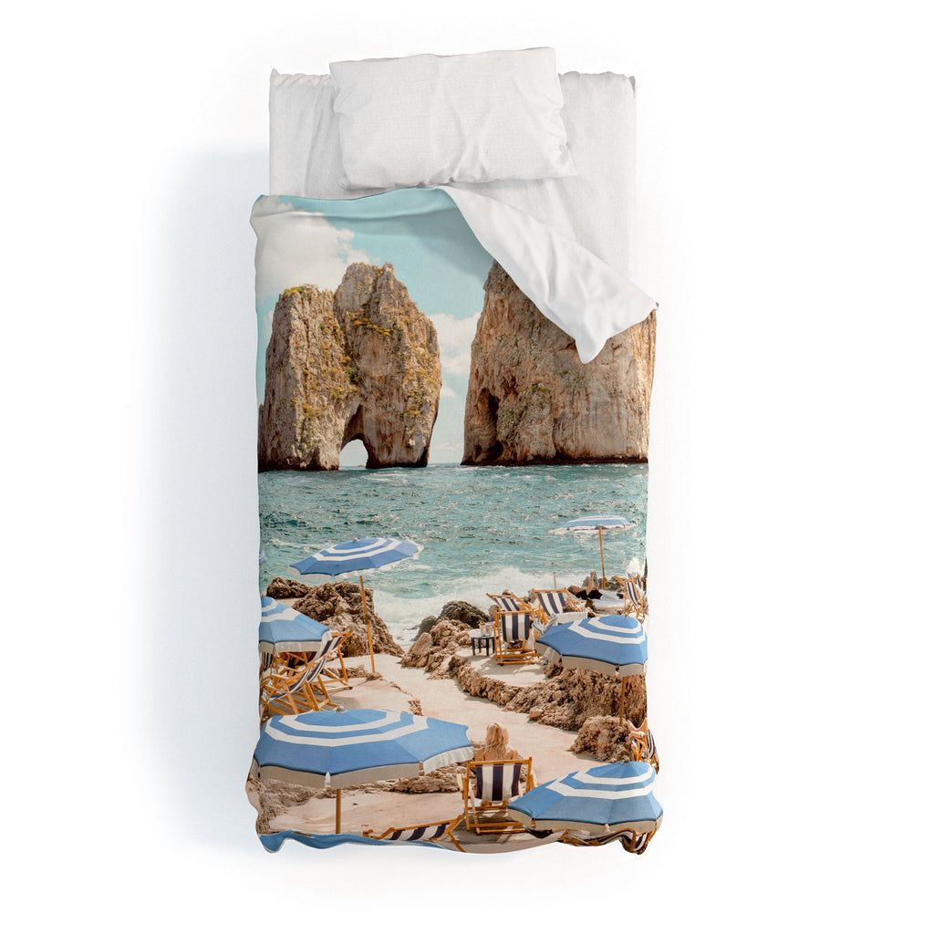 Gal Design La Fontelina Beach Duvet Cover