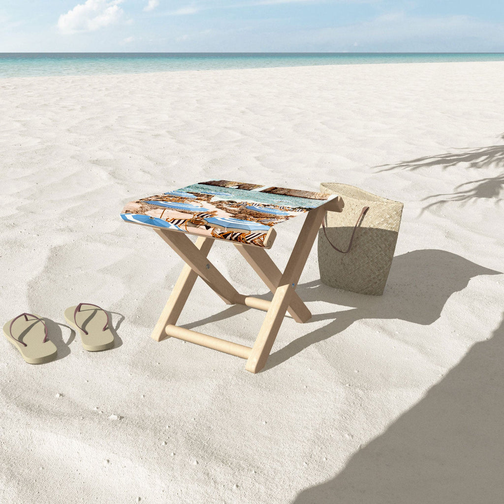 Gal Design La Fontelina Beach Folding Stool