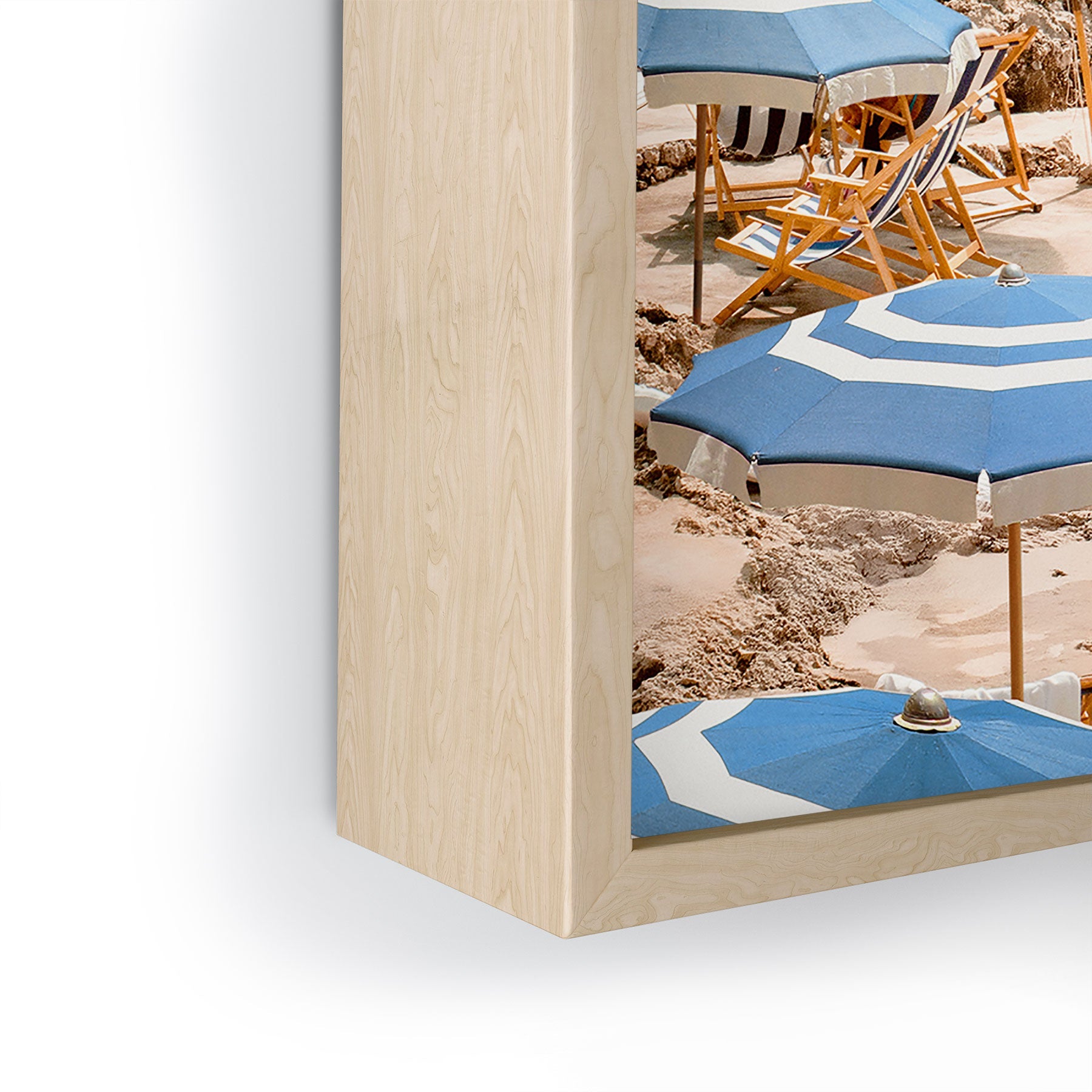 Gal Design La Fontelina Beach Framed Mini Art Print