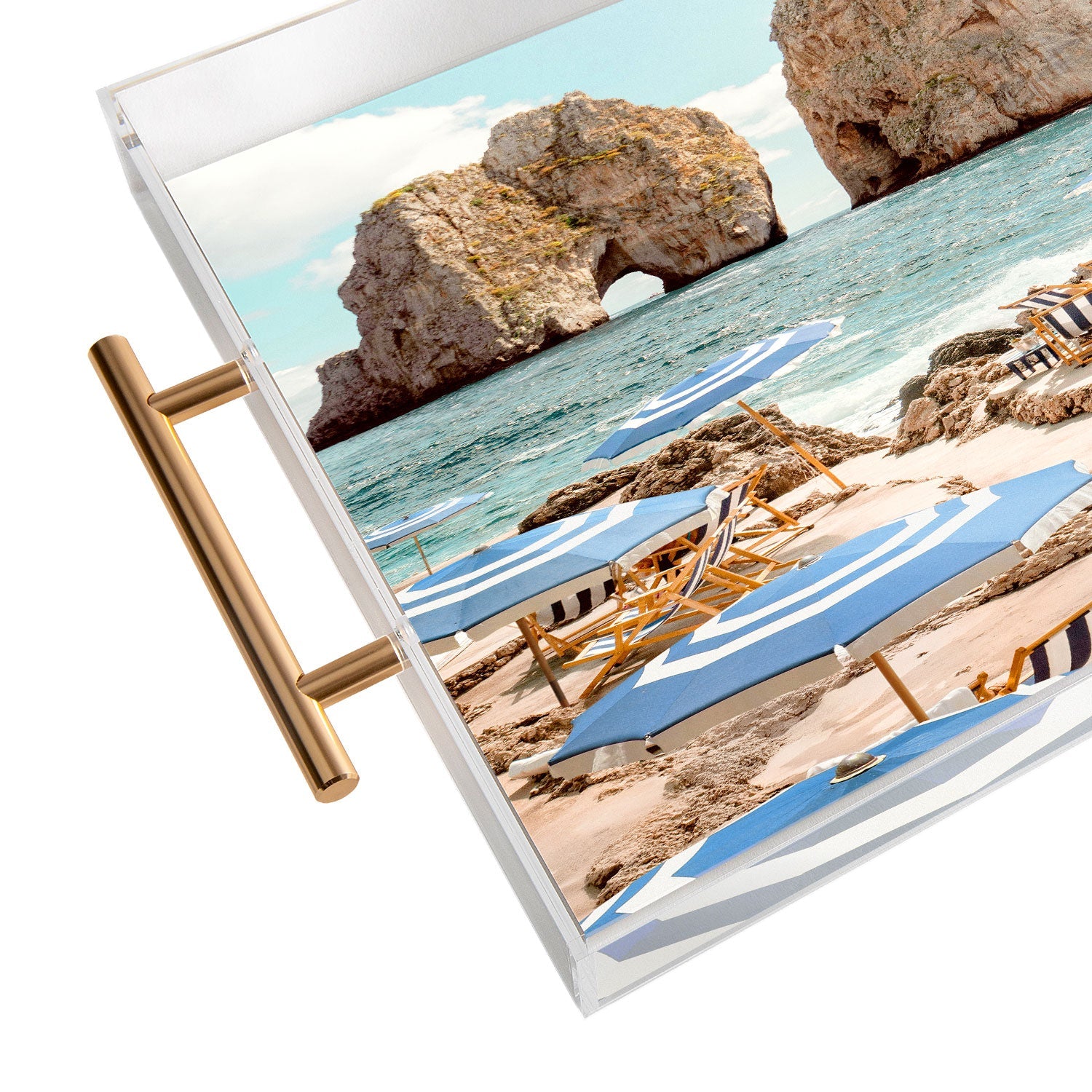 Gal Design La Fontelina Beach Acrylic Tray