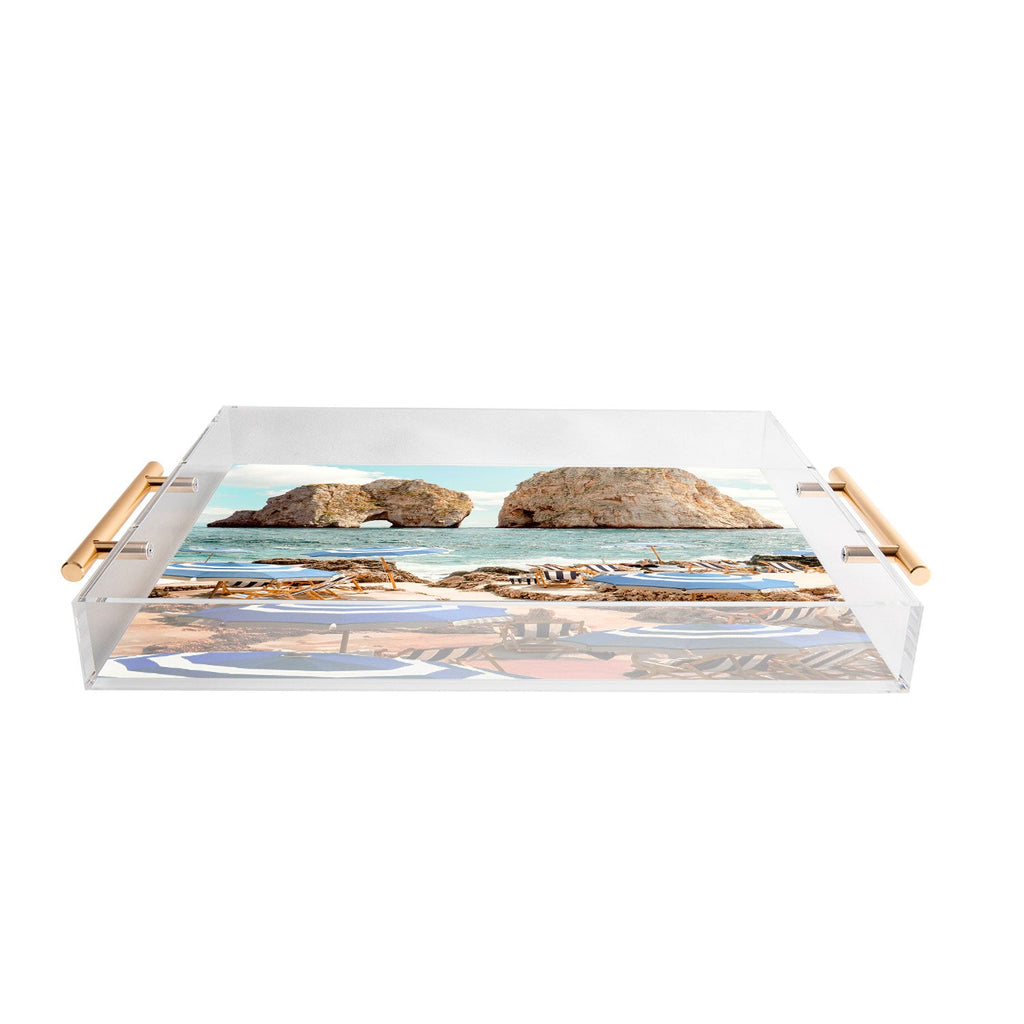 Gal Design La Fontelina Beach Acrylic Tray