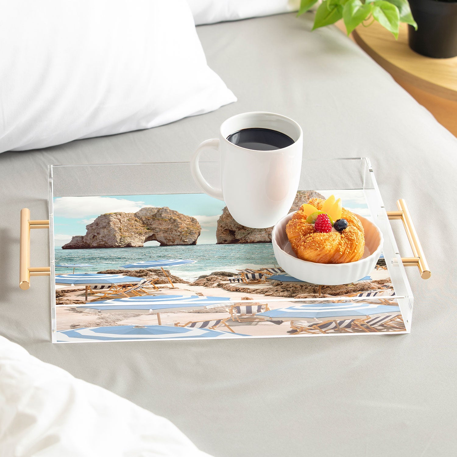 Gal Design La Fontelina Beach Acrylic Tray