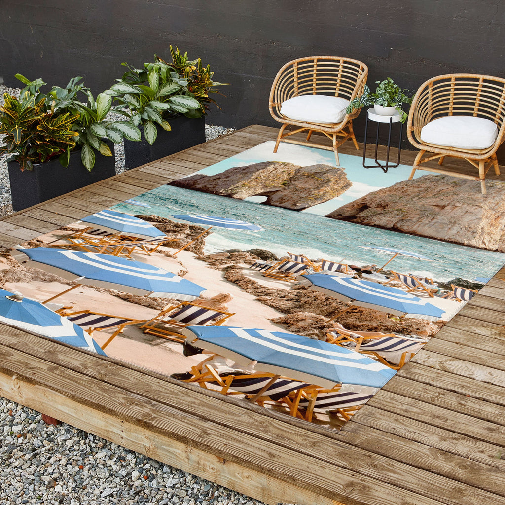 Gal Design La Fontelina Beach Outdoor Rug