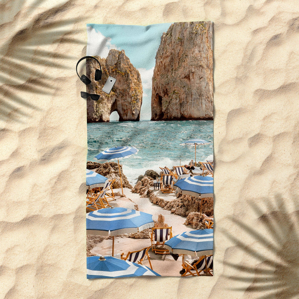 Gal Design La Fontelina Beach Beach Towel