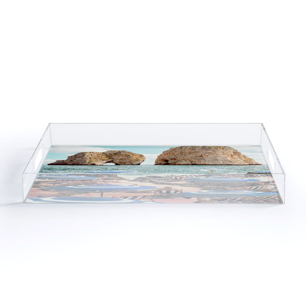 Gal Design La Fontelina Beach Acrylic Tray