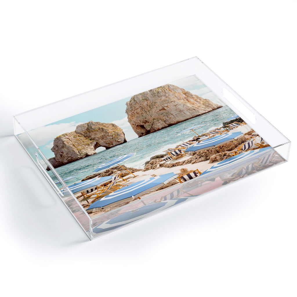 Gal Design La Fontelina Beach Acrylic Tray