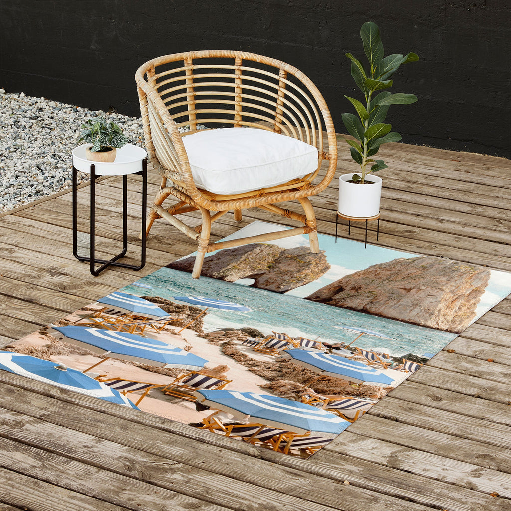 Gal Design La Fontelina Beach Outdoor Rug