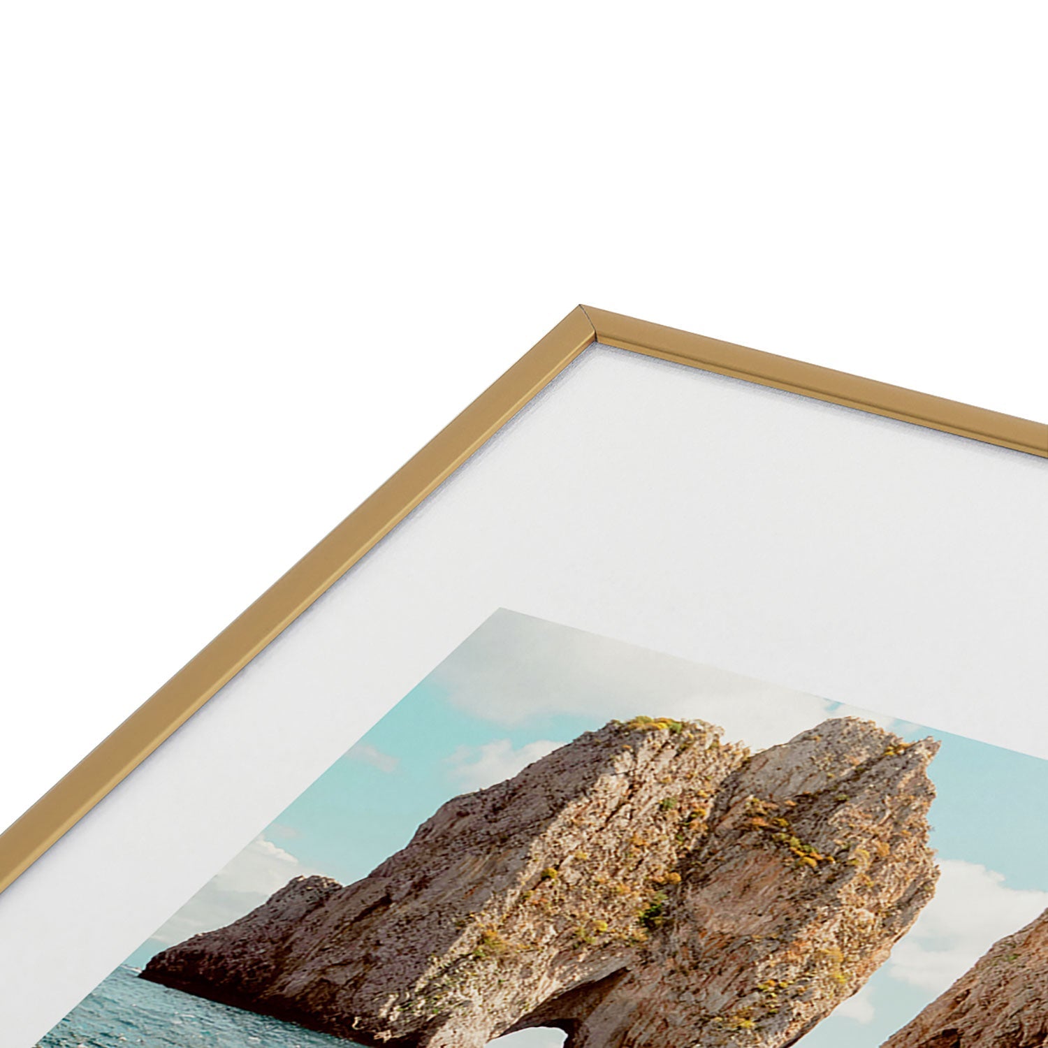 Gal Design La Fontelina Beach Metal Framed Art Print