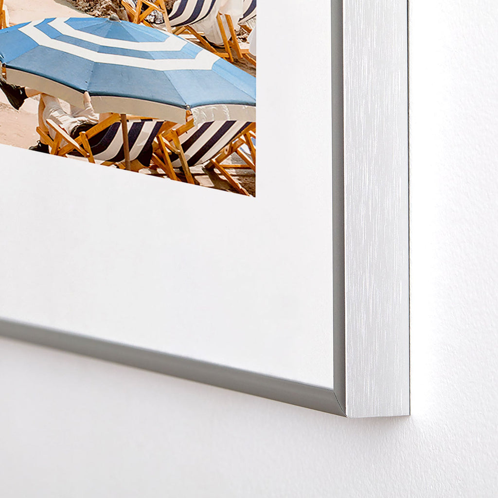 Gal Design La Fontelina Beach Metal Framed Art Print