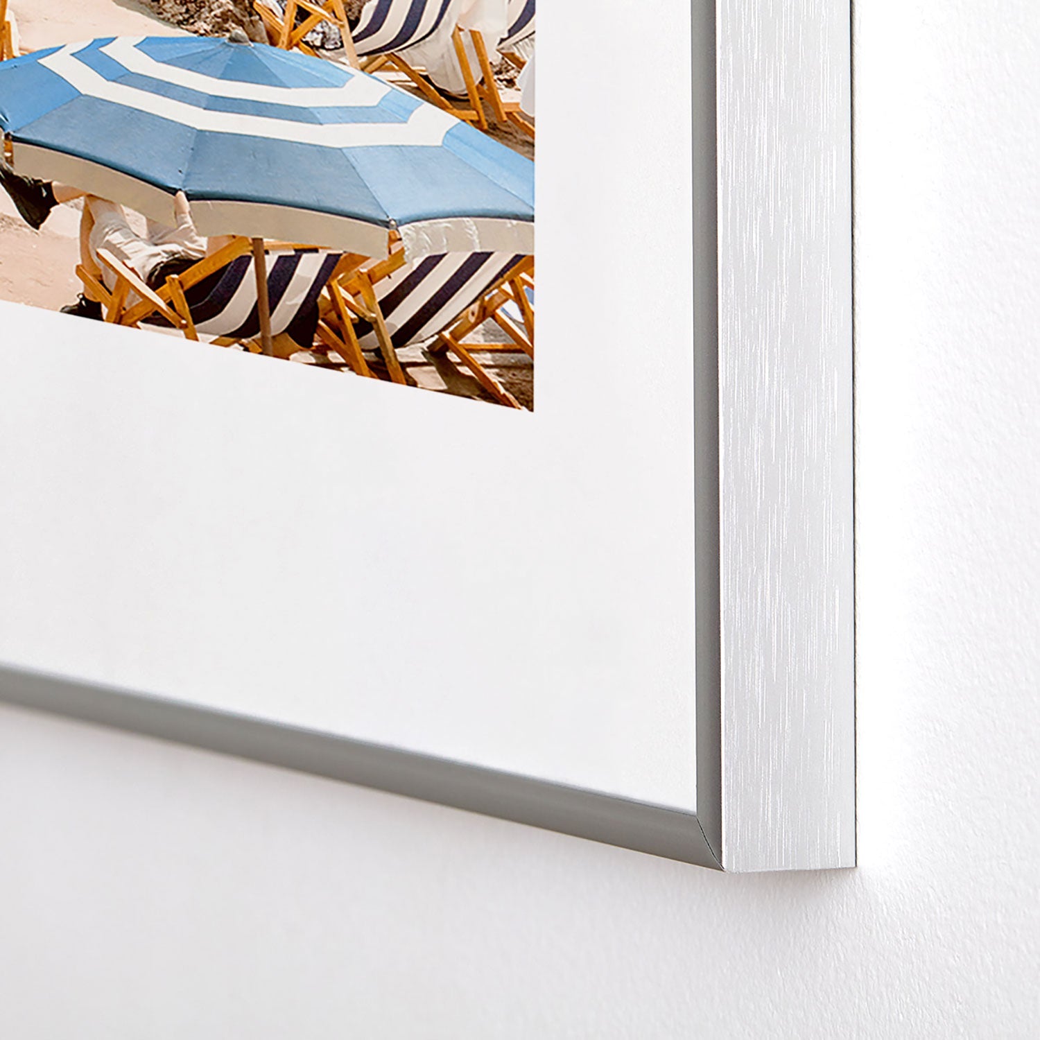Gal Design La Fontelina Beach Metal Framed Art Print