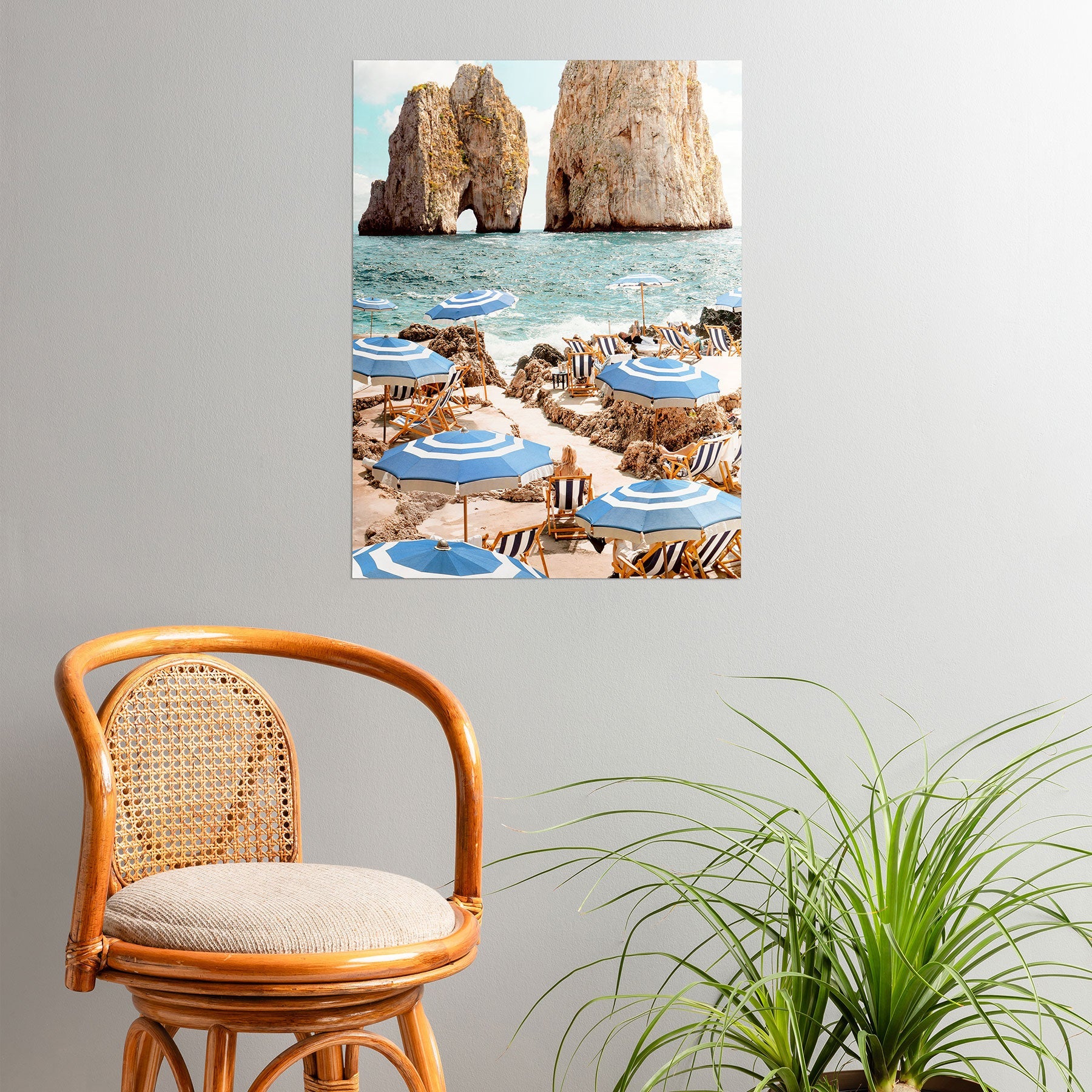 Gal Design La Fontelina Beach Poster
