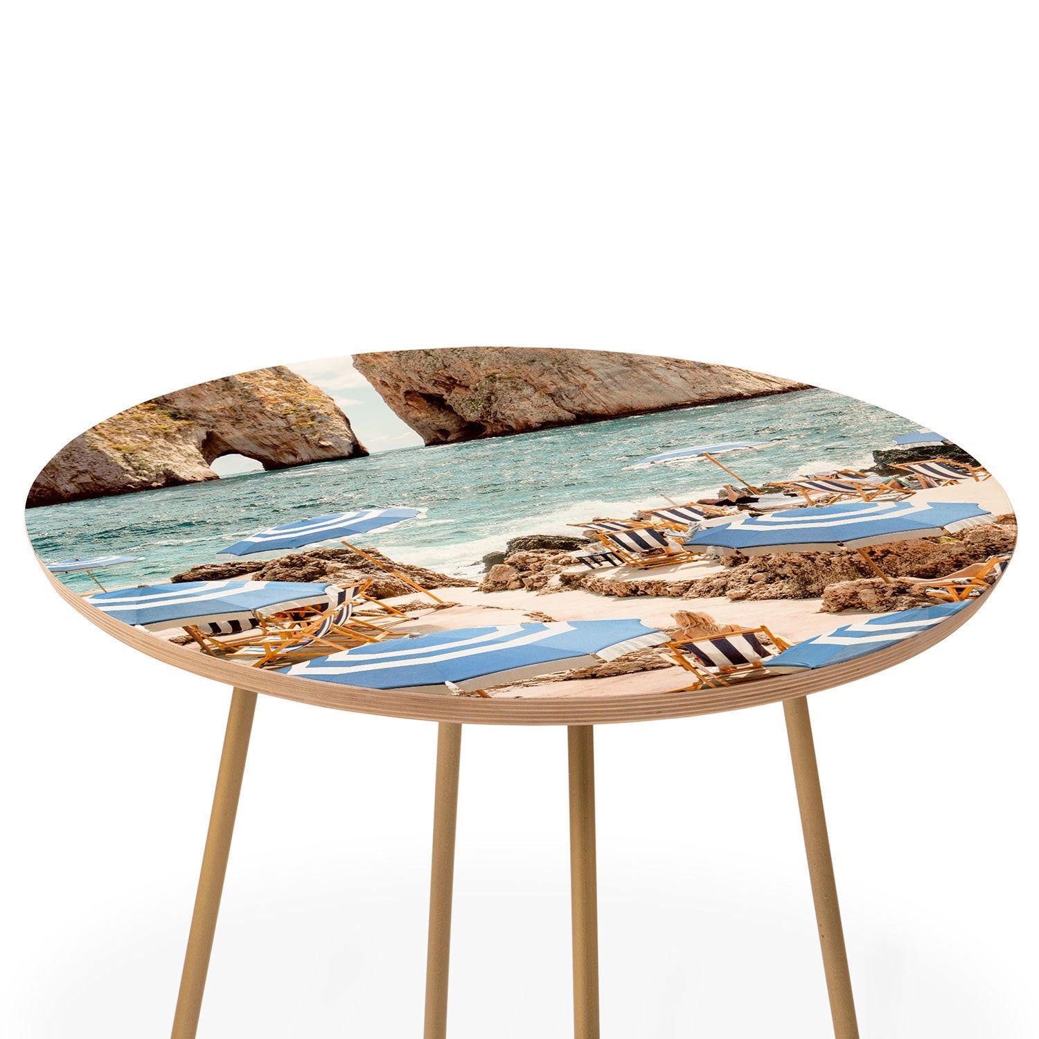 Gal Design La Fontelina Beach Round Side Table