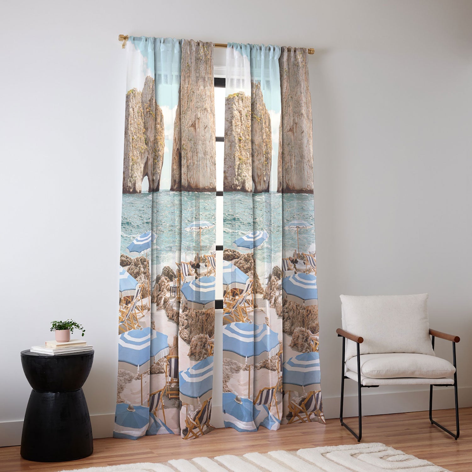Gal Design La Fontelina Beach Sheer Non Repeat