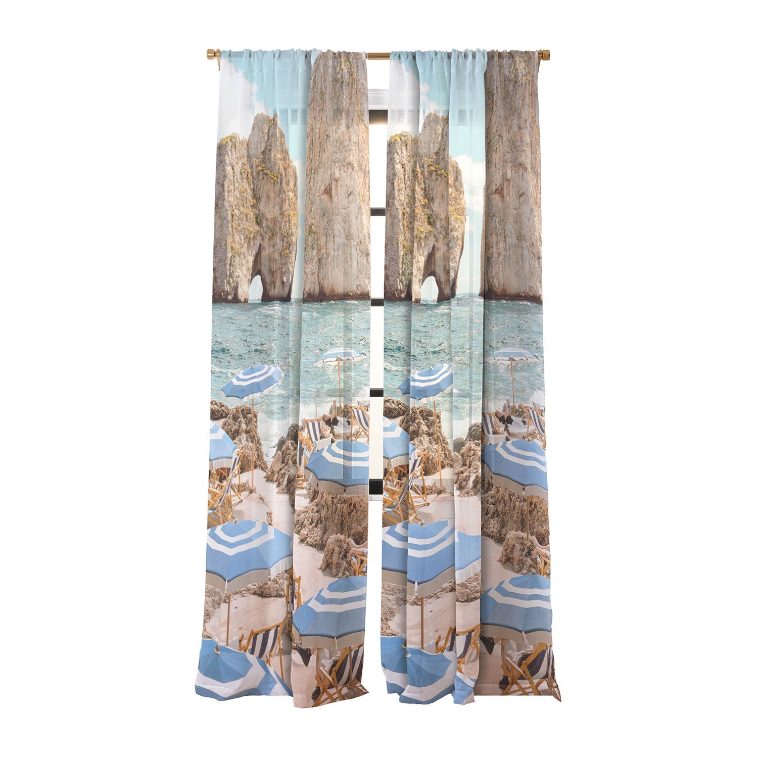 Gal Design La Fontelina Beach Sheer Non Repeat