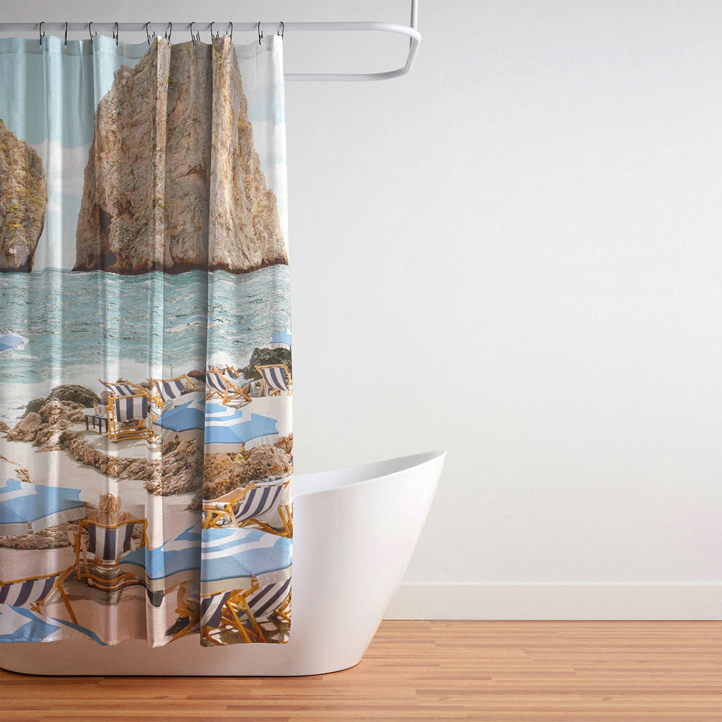 Gal Design La Fontelina Beach Shower Curtain
