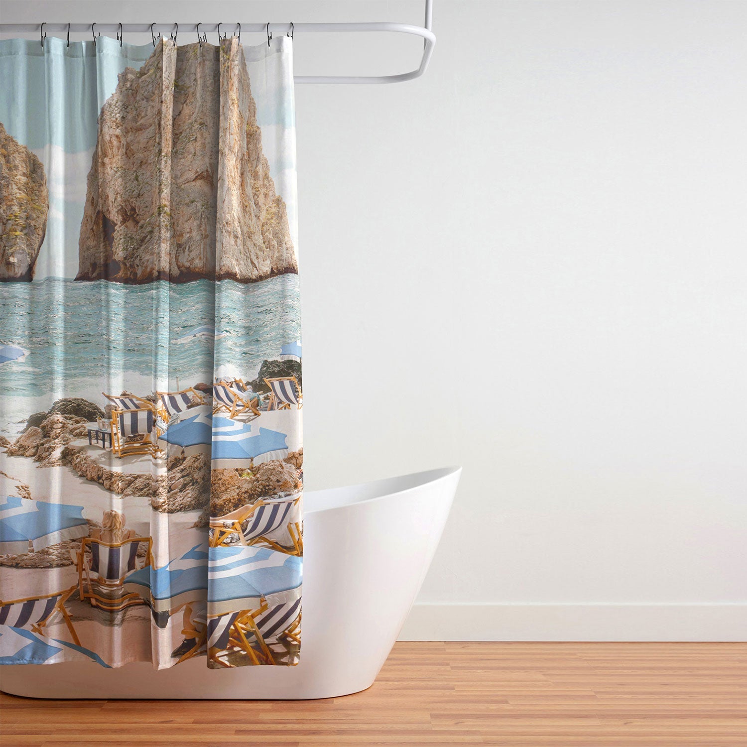 Gal Design La Fontelina Beach Shower Curtain