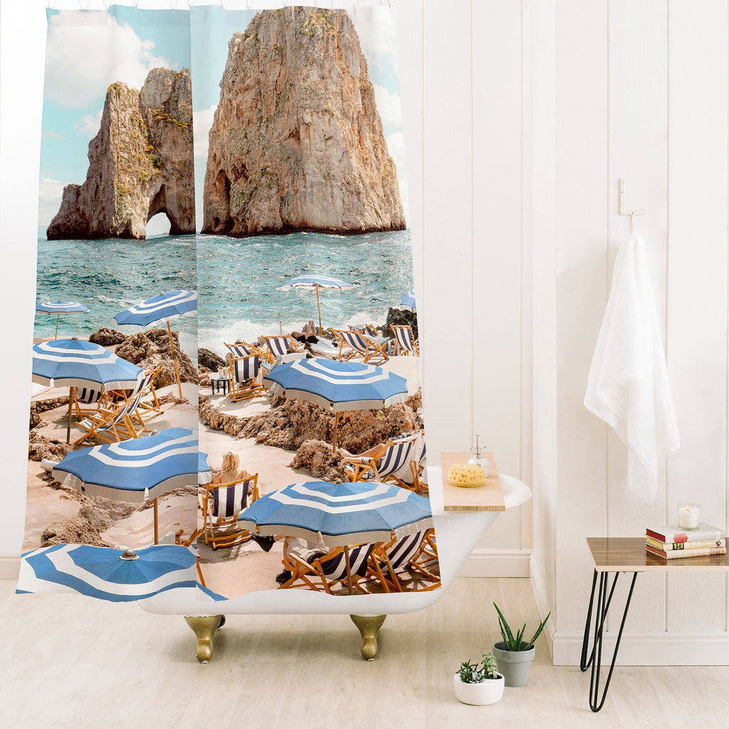 Gal Design La Fontelina Beach Shower Curtain