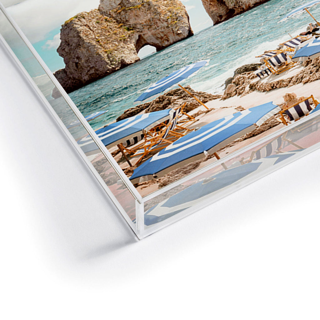 Gal Design La Fontelina Beach Acrylic Tray