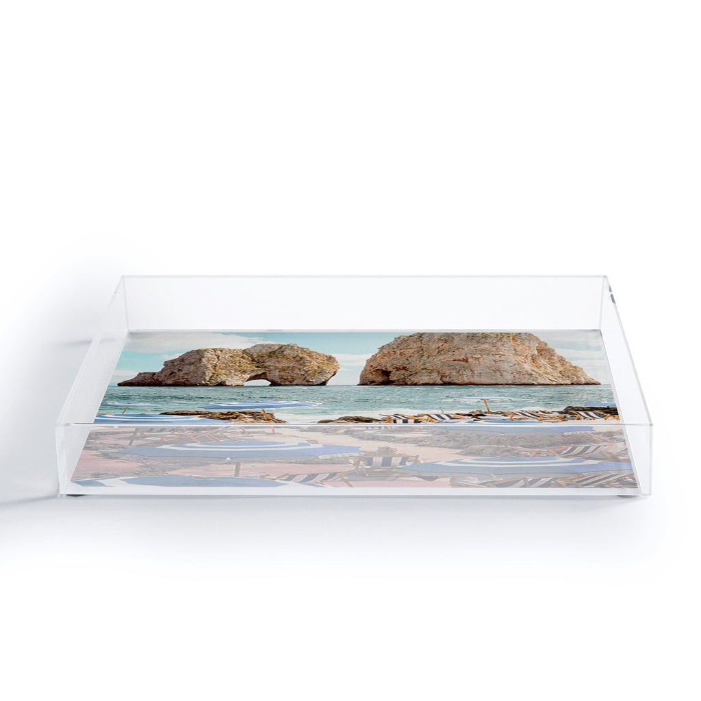 Gal Design La Fontelina Beach Acrylic Tray