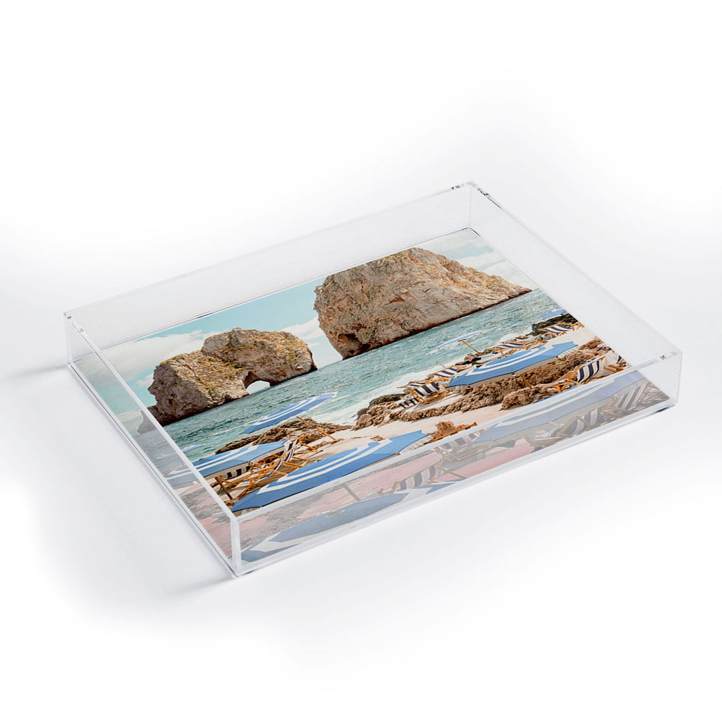 Gal Design La Fontelina Beach Acrylic Tray