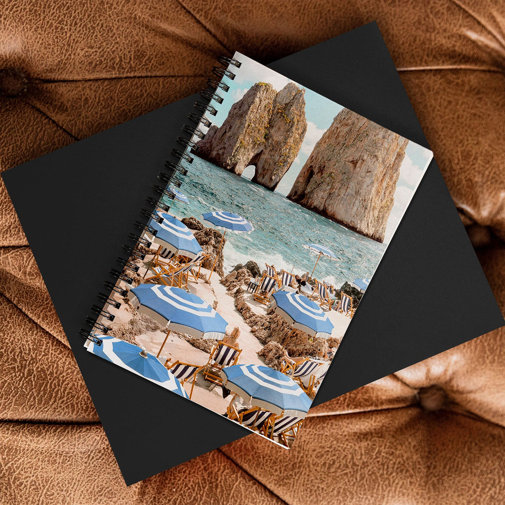 Gal Design La Fontelina Beach Spiral Notebook