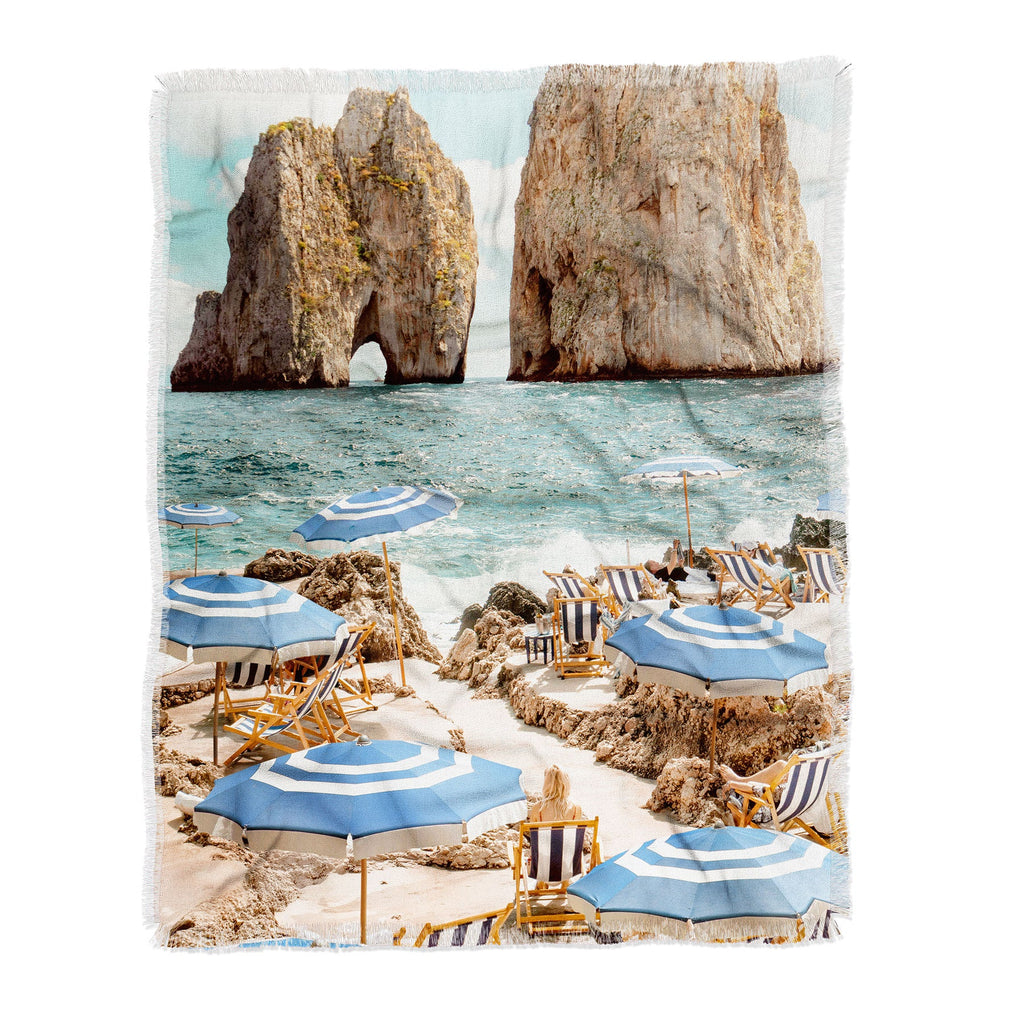 Gal Design La Fontelina Beach Throw Blanket