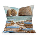 Gal Design La Fontelina Beach Throw Pillow