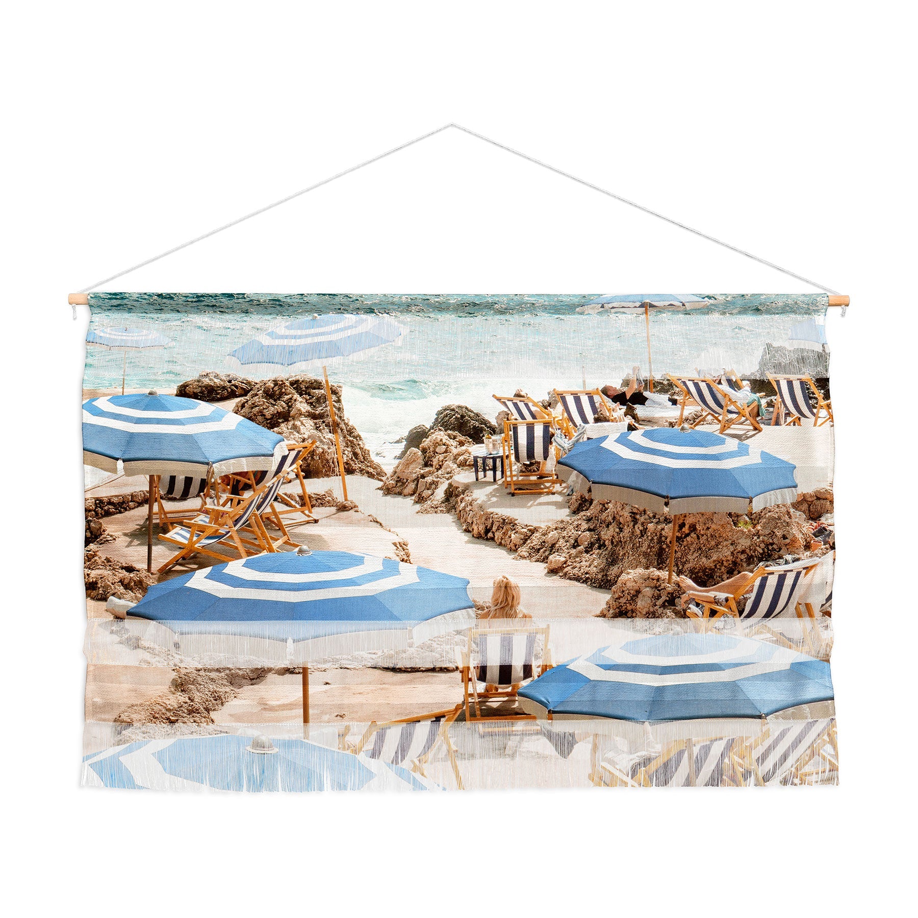 Gal Design La Fontelina Beach Wall Hanging Landscape
