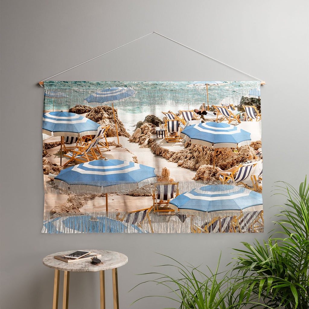 Gal Design La Fontelina Beach Wall Hanging Landscape