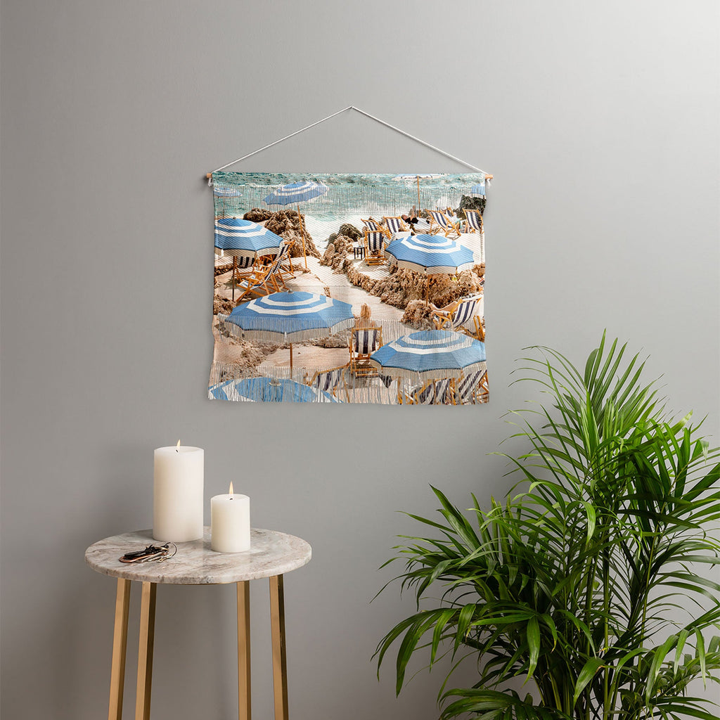Gal Design La Fontelina Beach Wall Hanging Landscape
