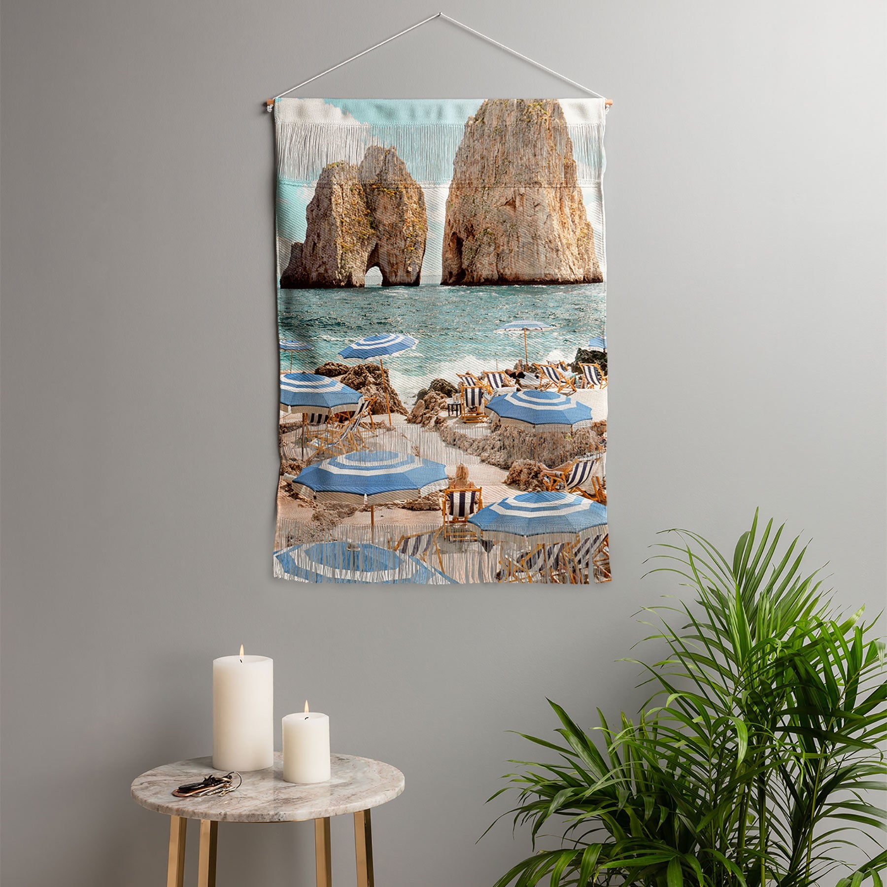 Gal Design La Fontelina Beach Wall Hanging Portrait