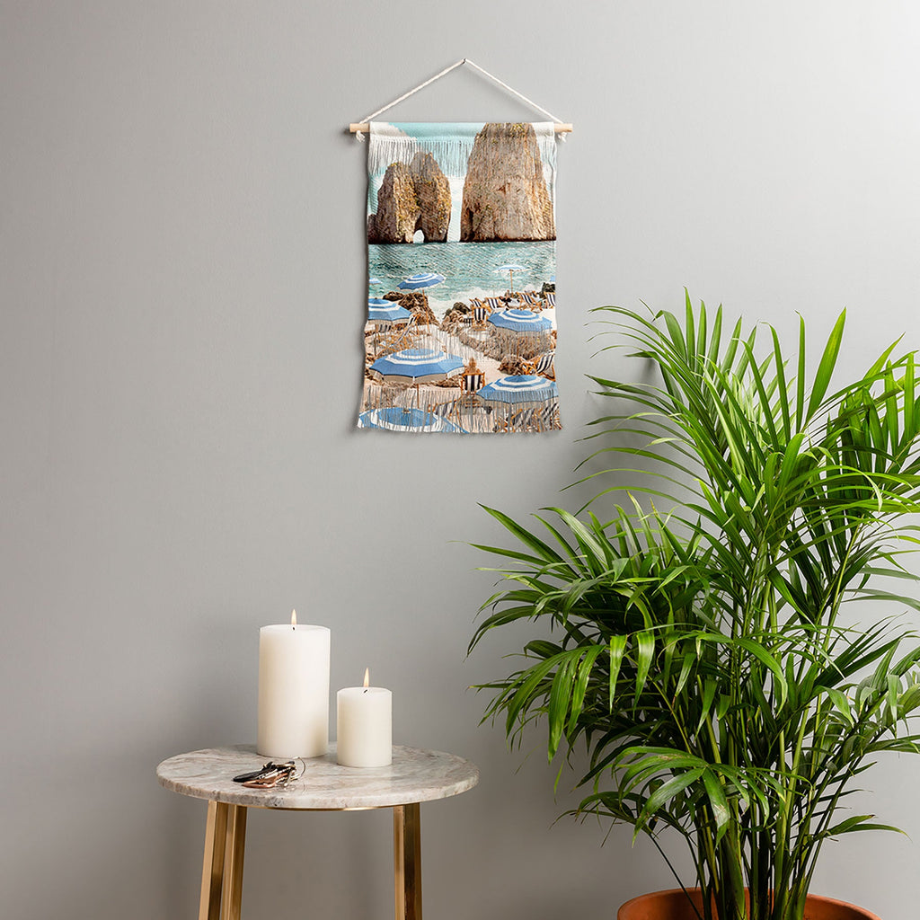 Gal Design La Fontelina Beach Wall Hanging Portrait