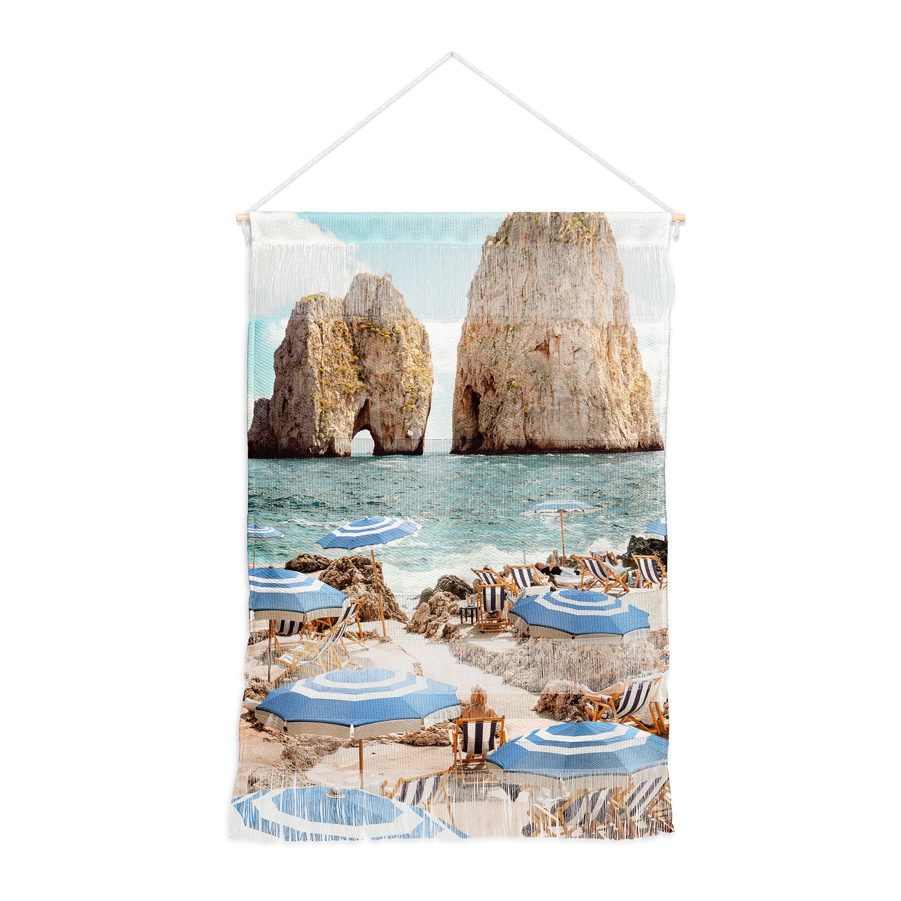 Gal Design La Fontelina Beach Wall Hanging Portrait