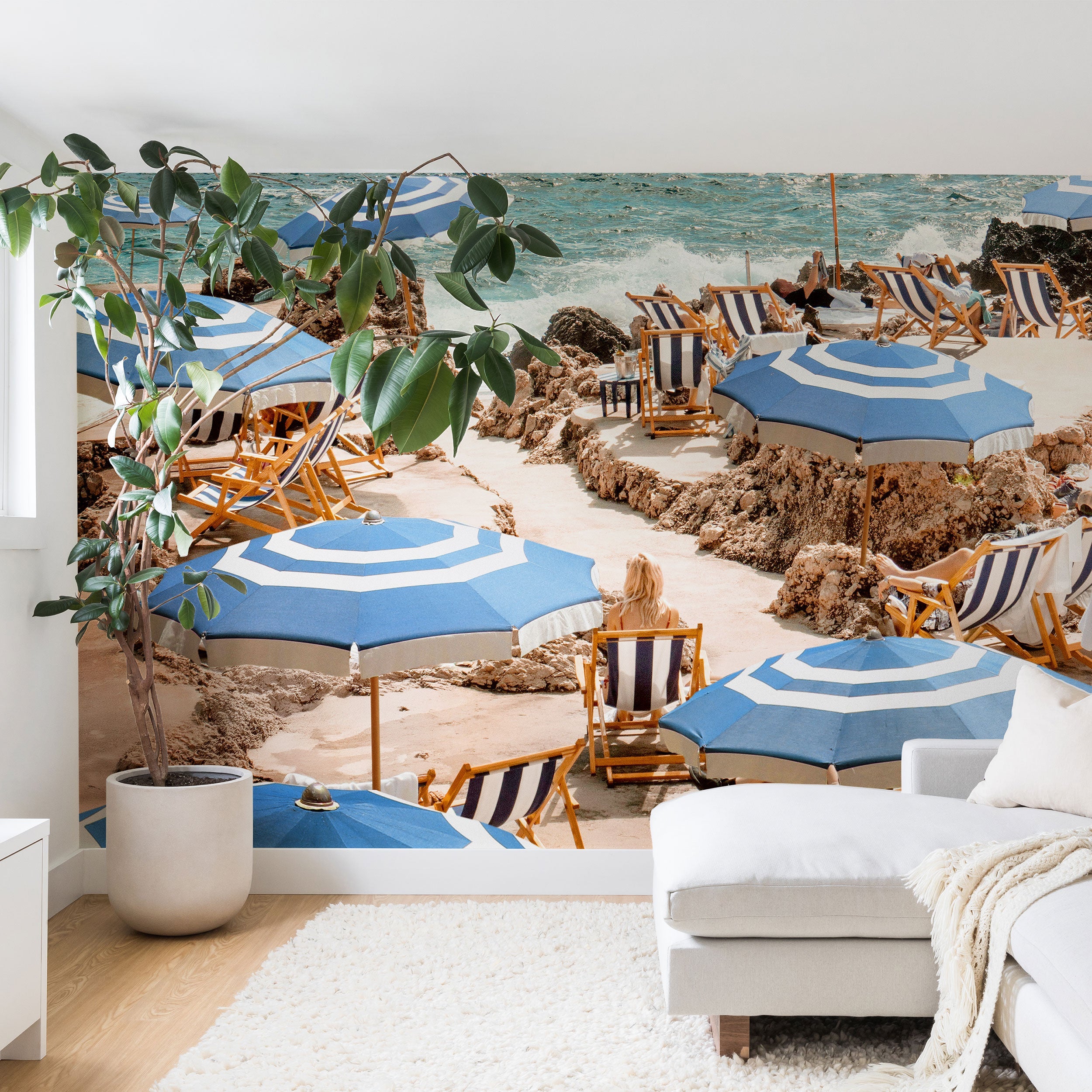 Gal Design La Fontelina Beach Wall Mural