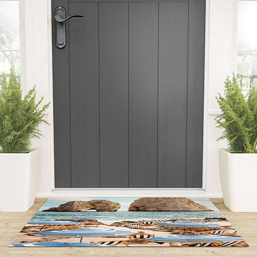 Gal Design La Fontelina Beach Welcome Mat