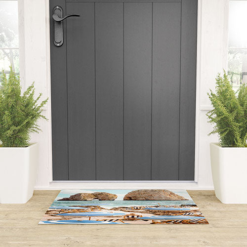 Gal Design La Fontelina Beach Welcome Mat