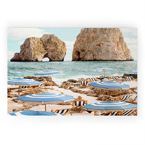 Gal Design La Fontelina Beach Welcome Mat