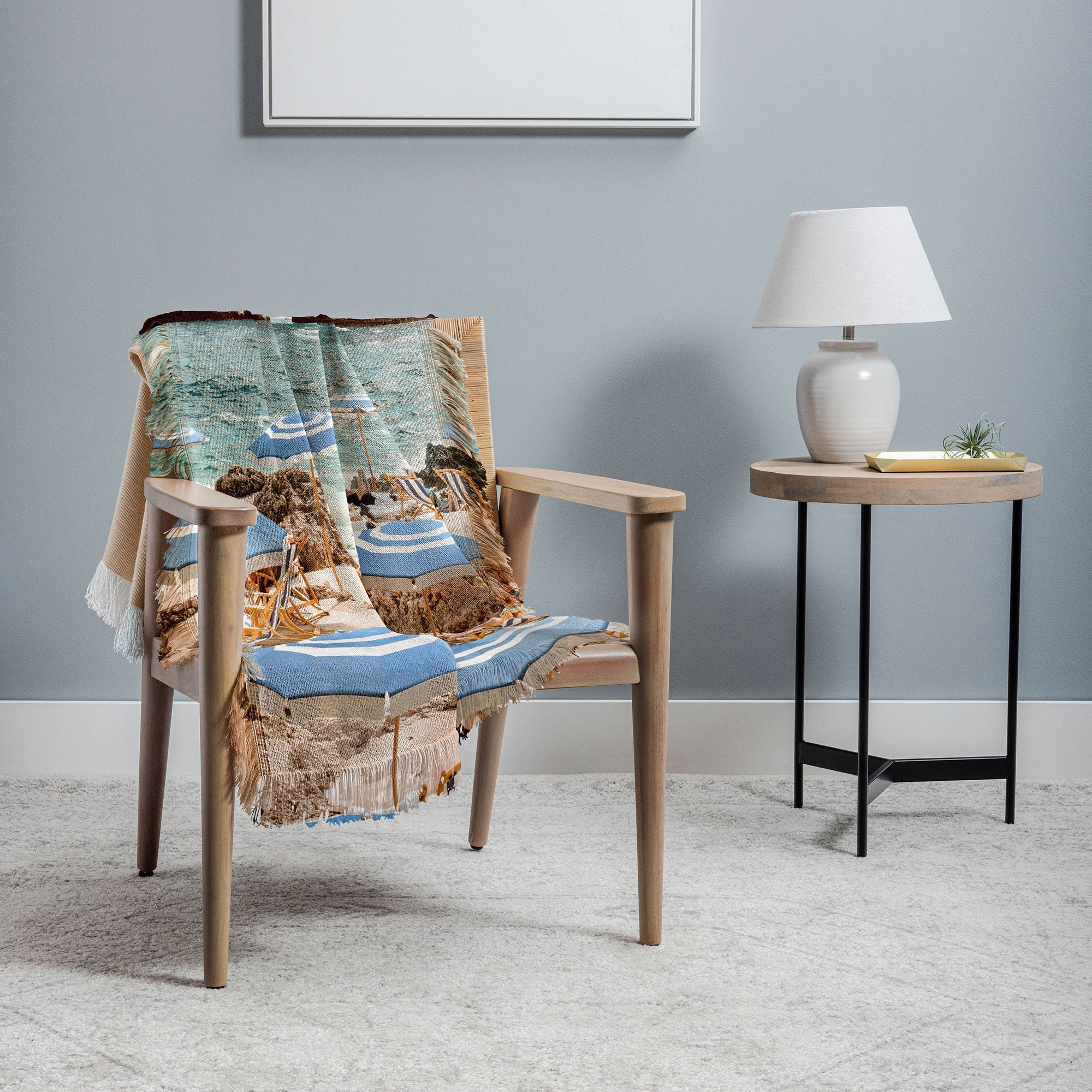 Gal Design La Fontelina Beach Throw Blanket
