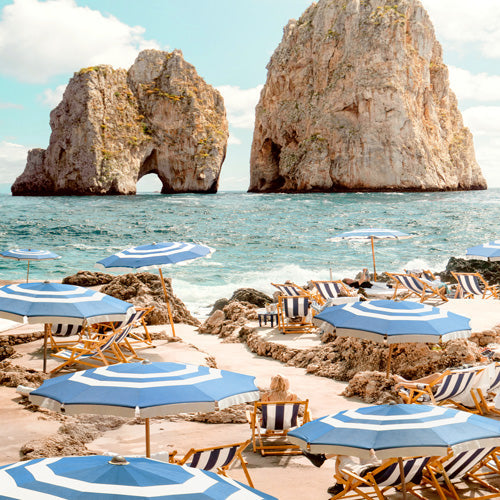 Gal Design La Fontelina Beach Shower Curtain